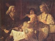 Jan victors, Abraham and the three Angels (mk33)